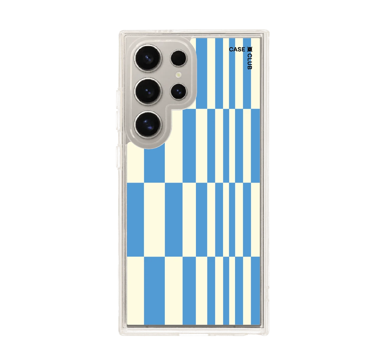 blue asymmetrical textile